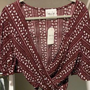 Cropped Sadie and Sage top